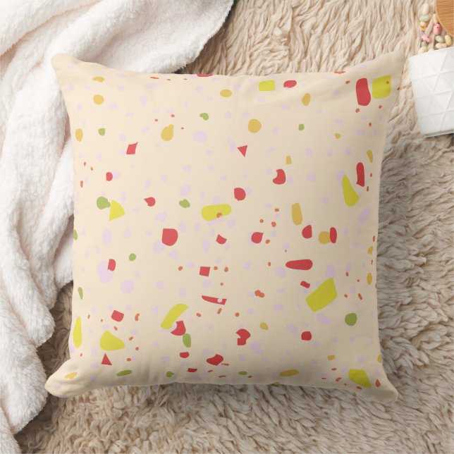 Modern Abstract Texture design Throw Pillow (Blanket)