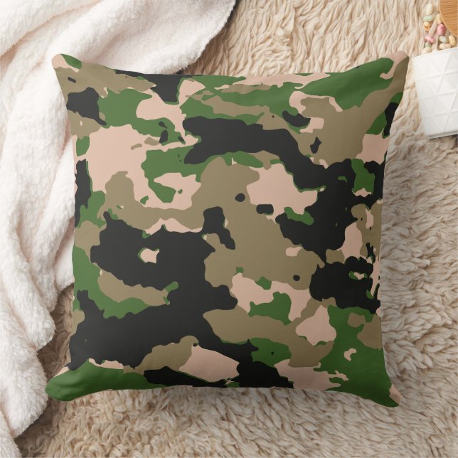 Modern Abstract Texture design Throw Pillow (Blanket)