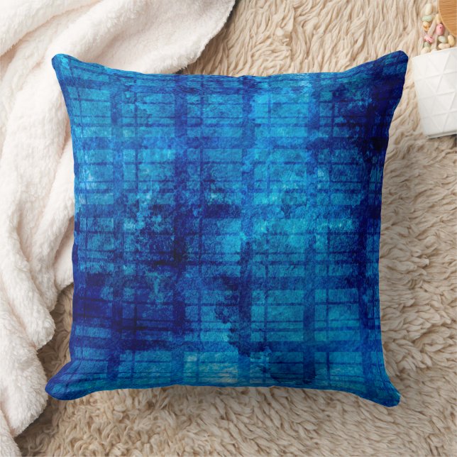 Modern Abstract Texture design Throw Pillow (Blanket)