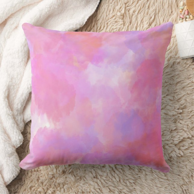 Modern Abstract Texture design Throw Pillow (Blanket)