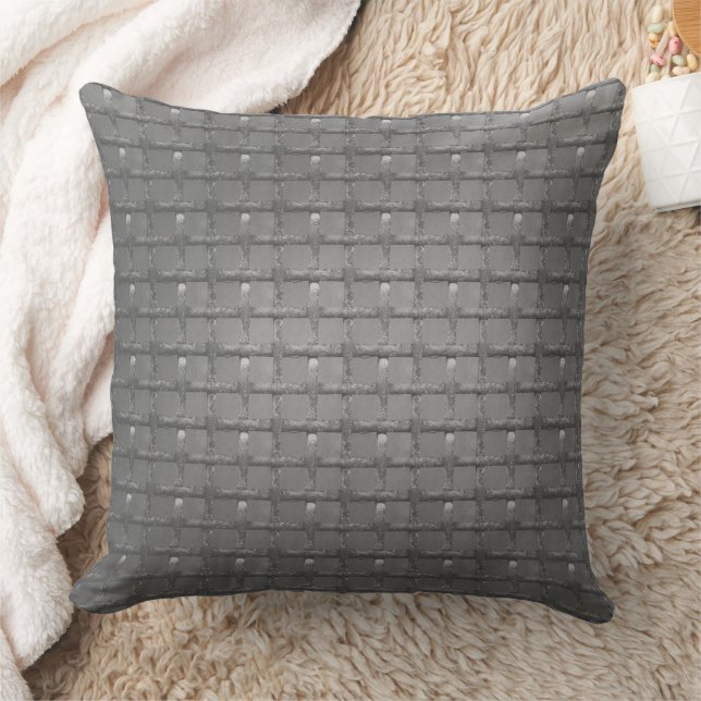 Modern Abstract Texture design Throw Pillow (Blanket)