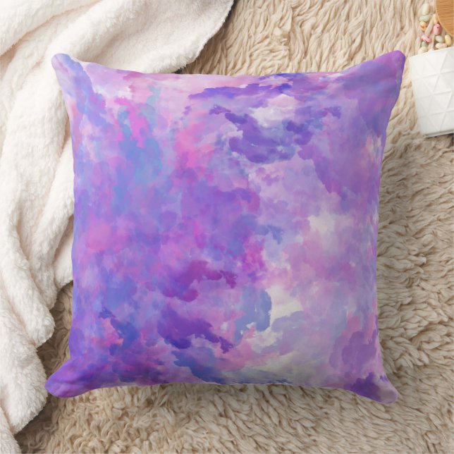 Modern Abstract Texture design Throw Pillow (Blanket)