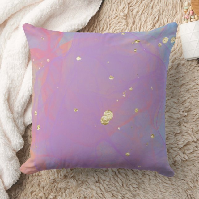 Modern Abstract Texture design Throw Pillow (Blanket)