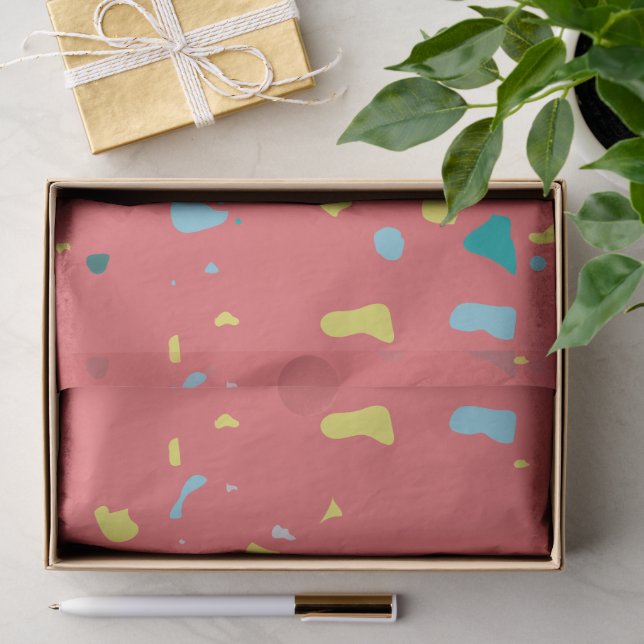 Modern Abstract Texture design Tissue Paper (Gift)