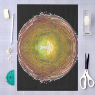 Modern Abstract Texture design  Tissue Paper