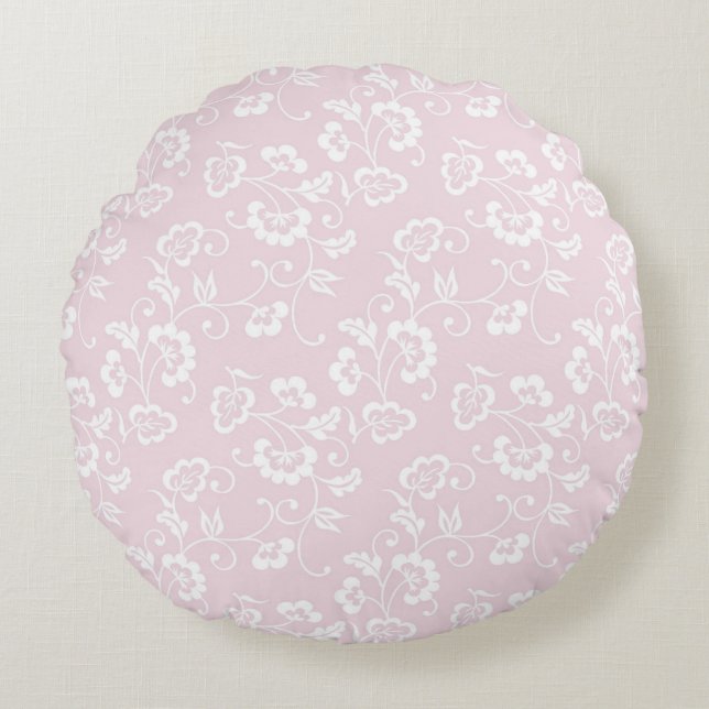 Modern Abstract Texture Round Pillow (Front)