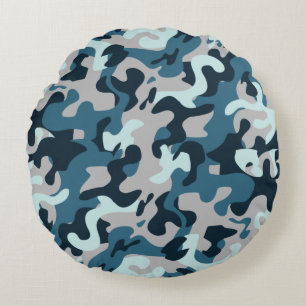 Modern Abstract Texture Round Pillow