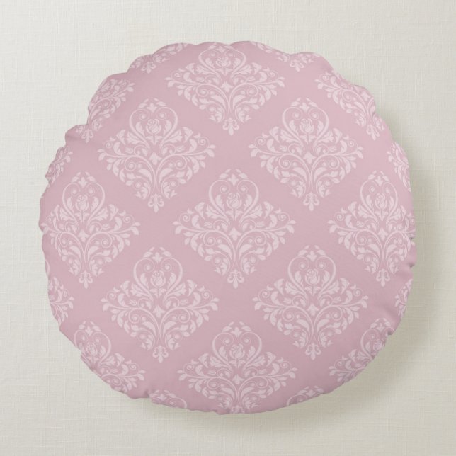 Modern Abstract Texture Round Pillow (Front)
