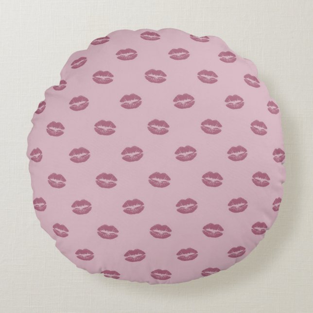Modern Abstract Texture Round Pillow (Front)