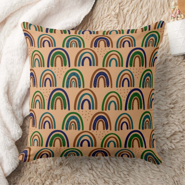 Modern Abstract Texture Throw Pillow (Blanket)