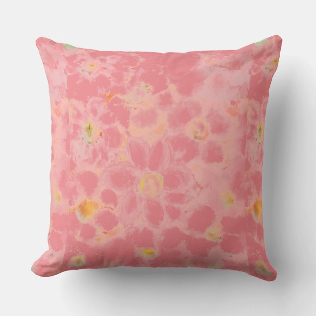 Modern Abstract Throw Pillow (Front)