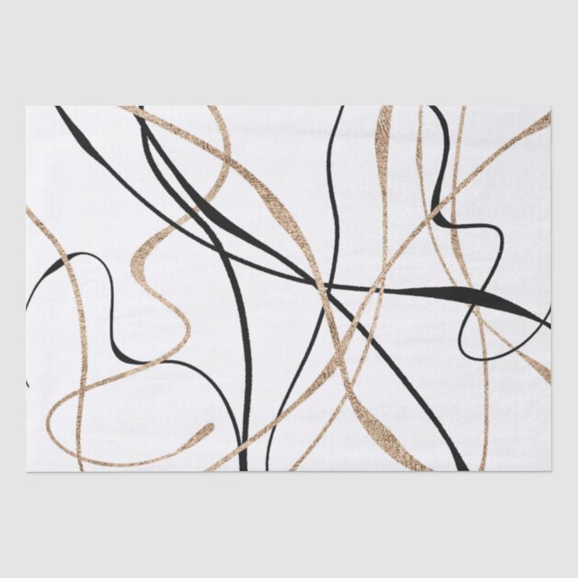 Modern Abstract  Tissue Paper (Front)