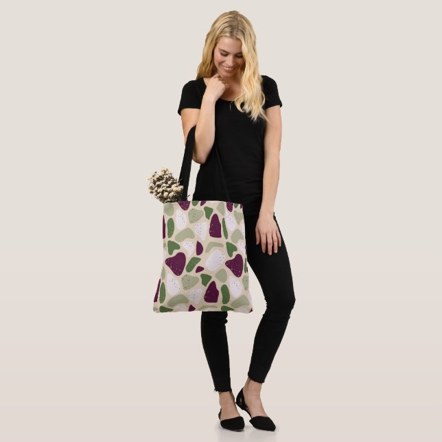 Modern Abstract Tote Bag (On Model)