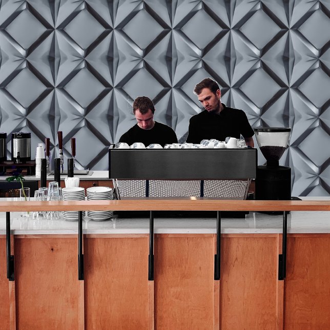 Modern Abstract Triangles and Squares Peel & Stick Wallpaper (Creator Uploaded)