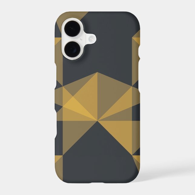 Modern, abstract, urban geometric triangle pattern (Back)