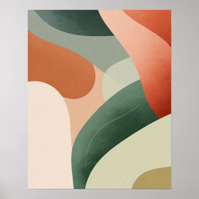 Modern Abstract Wall Art Print (Front)