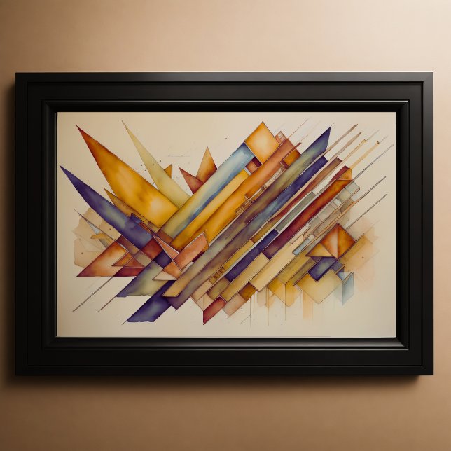 Modern Abstract Watercolor 3:2 Poster (Creator Uploaded)