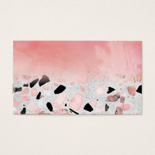 Modern abstract watercolor and marble design