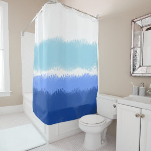 Modern Abstract Watercolor Blue Tones