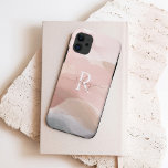 Modern Abstract Watercolor Custom Name Monogram Case-Mate iPhone Case<br><div class="desc">Add a stylish look to your phone with our modern & stylish abstract watercolor design with a simple personalized name & monogram. Original artwork by Moodthology Papery.</div>