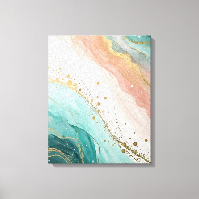 Modern Abstract Watercolor Wall Art (Front)