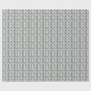 Modern Abstract Wave Spheres Futuristic Pattern Wrapping Paper