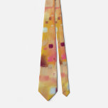 Modern Abstract Yellow Watercolor Art Tie<br><div class="desc">A contemporary modern abstract watercolor painting in warm colors. Yellow ochre,  pink,  orange and cream. Original art by Nic Squirrell.</div>