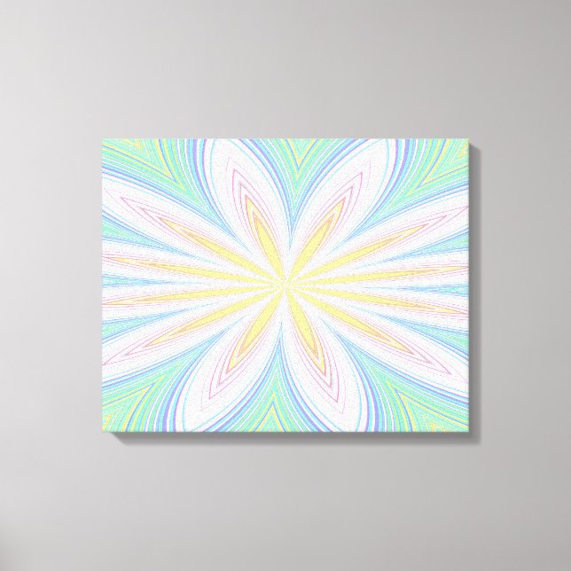 Modern Abstrat Wrapped Canvas Art (Front)