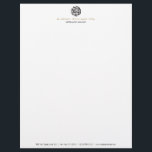 Modern Accountant, Accounting II Letterhead<br><div class="desc">Coordinates with the Modern Accountant,  Accounting II Business Card Template by 1201AM. An abstract,  yet modern collection of numbers creates a unique logo for accountants and accounting firms. © 1201AM CREATIVE</div>