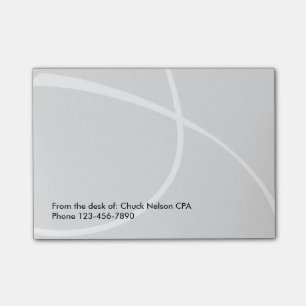 Modern Accountant Sticky Notepads