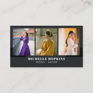 Modern Actor, Model, Singer & Dancer agency  Business Card