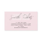 Modern add brand name elegant light pink