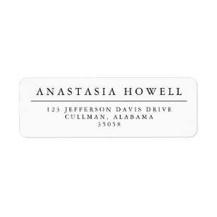 Modern Address Labels
