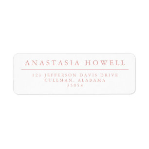 Modern Address Labels