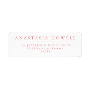 Modern Address Labels