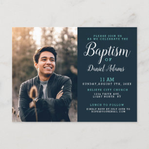 Modern Adult Baptism Photo  Postcard