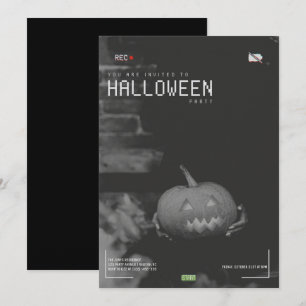 Modern Adult Halloween Party Invitation