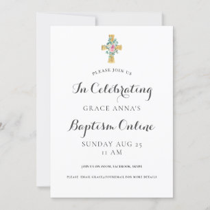 Modern Adult Online Baptism Invitation
