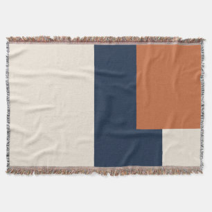 Modern Aesthetic Abstract Colour Block Blanket