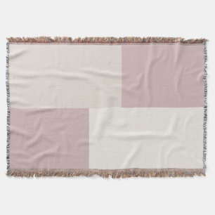 Modern Aesthetic Abstract Colour Block Blanket