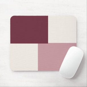 Modern Aesthetic Abstract Colour Block Mouse Pad