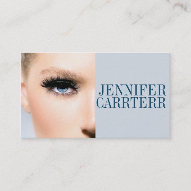 Modern Aesthetician Salon Spa Makeup Artist Card (Front)