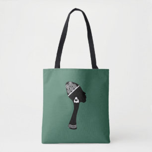 Modern African American Abstract woman art Tote Bag