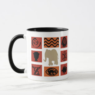 Modern African symbol and motifs art Mug