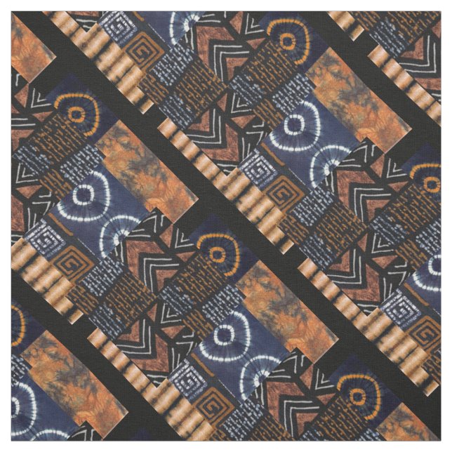 Modern African Tribal Print Fabric (Swatch)