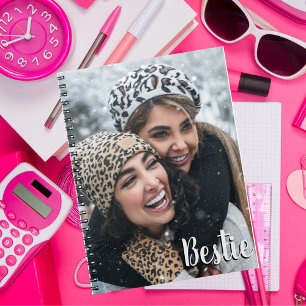 Modern All Over Photo Bestie Notebook