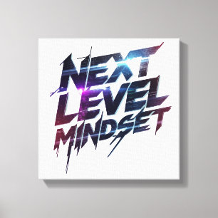 Modern Ambition and Hustle Graphic Canvas Print