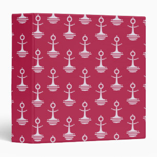 Modern Anchors Pattern Binder