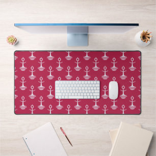 Modern Anchors Pattern Desk Mat