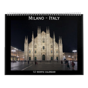 Modern and ancient Milano - Italy - photo Calendar